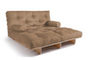 Slaapbank 140x200 - Slim Basic Classic - Pascall Futon Beige