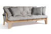 Opvouwbare bank 200 cm - Sakura - Pascall Futon Dove Ash