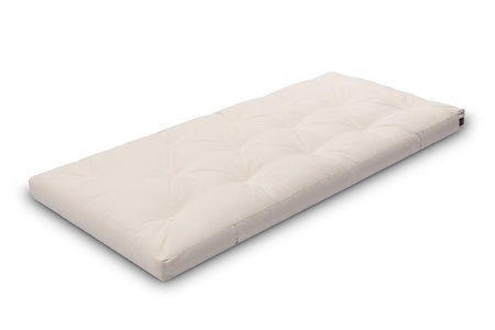 Matras 90x200 natuur met latex - Futon Pascall Slim Duo Latex Zwart