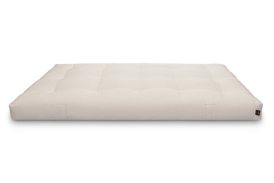 Matras 120x200 natuur met latex - Futon Pascall Medium Duo Latex Ecru