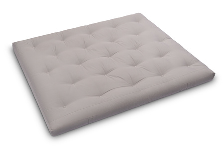 Matras 160x200 natuur met latex - Futon Pascall Slim Latex Grijs