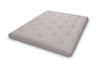 Matras 160x200 naturel - Futon Pascall Slim Natural Grijs