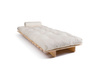 Opvouwbare bank 90x200 - Slim Comfort Classic - Pascall Futon Ecru