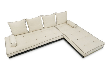 Hoekbank Tatami Medium Duo Coco Kedro 80x200 - Pascall Futon Linnen