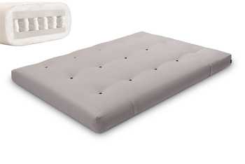 Matras 140x200 - Futon Hybrid Pocket H3 - Pascall Grijs
