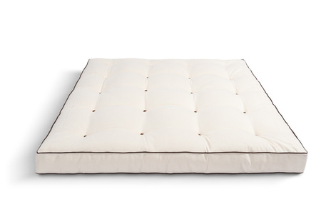 Matras 180x200 natuur met latex - Futon Pascall Medium Duo Latex Kedro Ecru