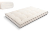 Matras 120x200 natuur met latex - Futon Pascall Medium Duo Latex Kedro Ecru