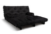Slaapbank 180x200 - Slim Comfort Black - Pascall Futon Zwart