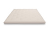 Matras 180x200 natuur - Futon Pascall Slim Natural Dove Ash