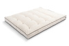 Matras 200x200 natuur met latex - Futon Pascall Medium Duo Latex Kedro Ecru