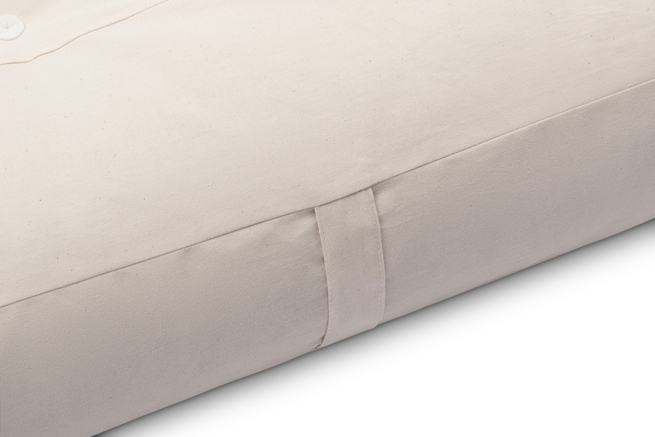 Matras 180x200 natuur met latex - Futon Pascall Comfort Trio Latex Wool Ecru