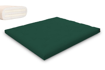 Matras 180x200 natuur met latex - Futon Pascall Slim Duo Latex Flesgroen