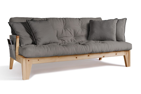Slaapbank 200 cm - Sakura - Pascall Futon Grijs