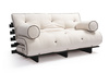 Slaapbank 180x200 - Slim Basic Kedro Black - Pascall Futon Linnen