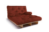 Slaapbank 120x200 - Slim Comfort Classic - Pascall Futon Metselwerk