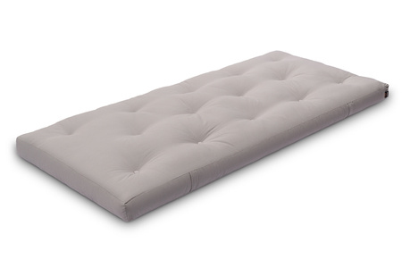 Matras 90x200 natural - Futon Pascall Slim Natural Grijs