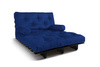 Slaapbank 120x200 - Slim Exclusive Black - Pascall Futon Prairie