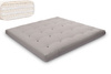 Matras 200x200 natuur met latex - Futon Pascall Comfort Trio Latex Wool Grijs