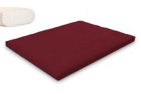 Matras 160x200 naturel - Futon Pascall Slim Natural Maroon