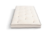 Matras 90x200 natuur met latex - Futon Pascall Slim Latex Kedro Ecru