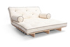 Slaapbank 140x200 - Slim Exclusive Kedro Classic - Pascall Futon Ecru