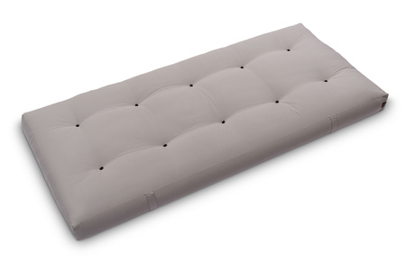 Futon Pascall Medium Coco - Matras 90x200 Grijs - naturel met kokos
