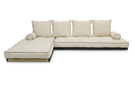 Hoekbank Tatami Medium Duo Coco Kedro 70x200 - Pascall Futon Linnen