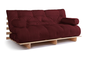 Slaapbank 180x200 - Slim Basic Classic - Pascall Futon Maroon