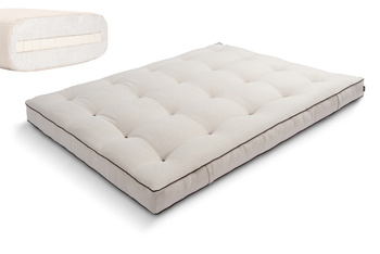 Matras 160x200 natuur met latex - Futon Pascall Medium Latex Kedro Linnen