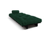 Opvouwbare bank 90x200 - Slim Exclusive Black - Pascall Futon Flesgroen