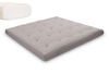 Matras 200x200 naturel - Futon Pascall Medium Natural Grijs