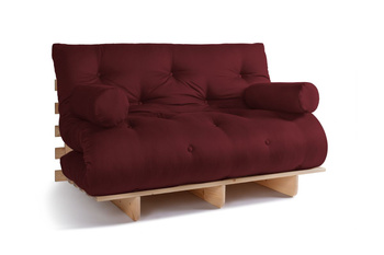 Slaapbank 140x200 - Slim Comfort Classic - Pascall Futon Maroon