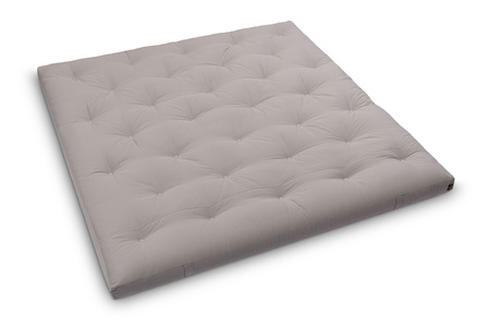 Matras 200x200 natuur met latex - Futon Pascall Slim Duo Latex Grijs