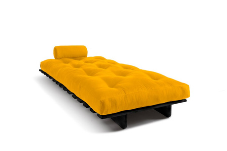 Opvouwbare bank 90x200 - Slim Comfort Black - Pascall Futon Honing