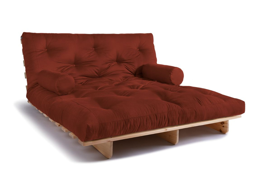 Opvouwbare bank 160x200 - Slim Comfort Classic - Pascall Futon Metselwerk