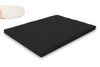 Matras 160x200 naturel - Futon Pascall Slim Natural Zwart
