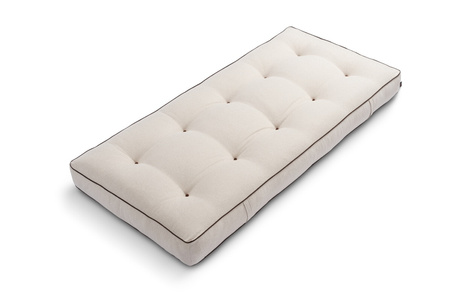 Matras 90x200 natuur met latex - Futon Pascall Comfort Trio Latex Kedro Linnen