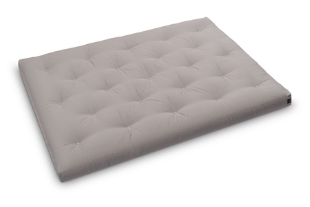 Matras 140x200 natuur - Futon Pascall Slim Natural Grijs