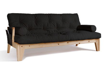 Slaapbank 200 cm - Sakura - Pascall Futon Zwart