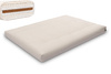 Matras 140x200 natuur met wol, kokos en 2x latex - Futon Pascall Comfort Wool Ecru