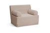 Sofa flexio 85x200 - Pascall - corduroy Beige