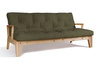 Slaapbank 200 cm - Sakura - Pascall Futon Khaki