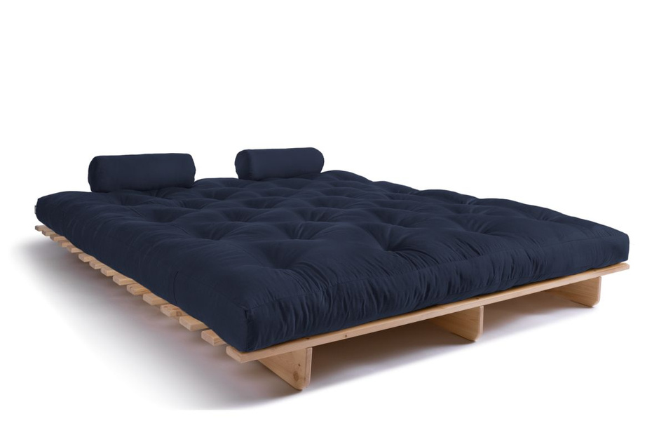 Slaapbank 180x200 - Slim Comfort Classic - Pascall Futon Marineblauw