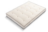 Matras 120x200 natuur met wol, kokos en 2x latex - Futon Pascall Comfort Wool Kedro Ecru