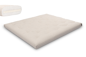 Matras 180x200 natuur met latex - Futon Pascall Slim Latex Ecru