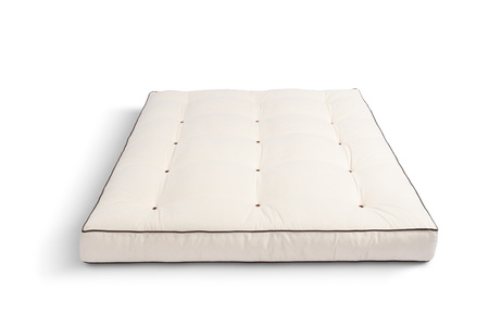 Matras 140x200 natuur met latex - Futon Pascall Medium Duo Latex Kedro Ecru