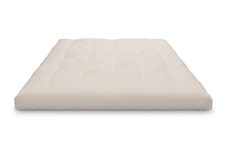 Matras 160x200 naturel - Futon Pascall Slim Natural Maroon