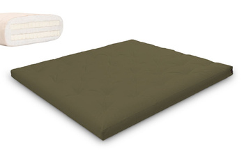Matras 180x200 natuur met latex - Futon Pascall Slim Duo Latex Khaki
