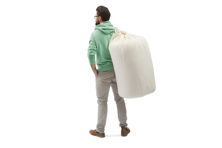 Futon Pascall Travel Natural - Matras 90x200 Ecru - naturel