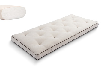 Matras 90x200 naturel - Futon Pascall Slim Natural Kedro Linnen